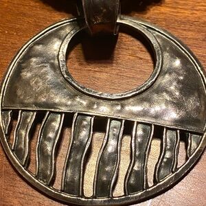 SILPADA  S1515 HAMMERED STERLING SILVER PENDANT- only